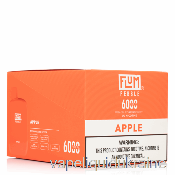 Vape Ukraine [10-Pack] Flum Pebble 6000 Disposable